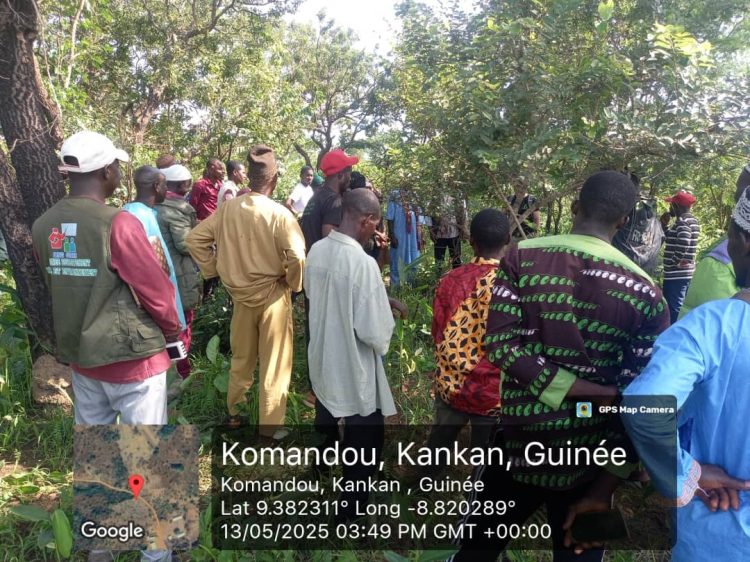 Clôture de la formation des membres du CGC à Linko : la théorie renforcée par une mise en pratique sur le terrain